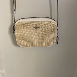 Coach Leather and wicker small bag- with tags